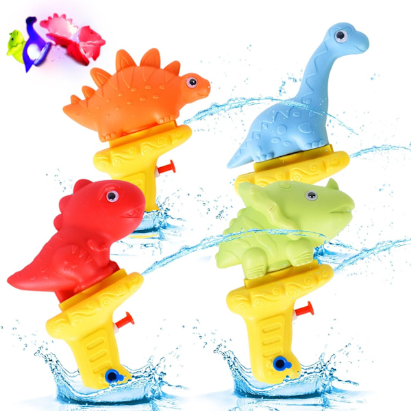 4 kappaletta lasten vesipyssyä, dinosaurus vesipyssy, pieni pitkän kantaman W