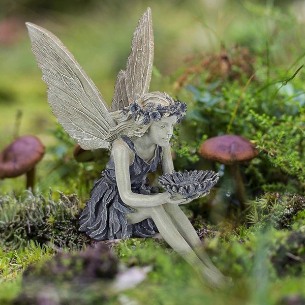 Elver Figurer Have, Miniature Fe Figur, Fe Skulptur