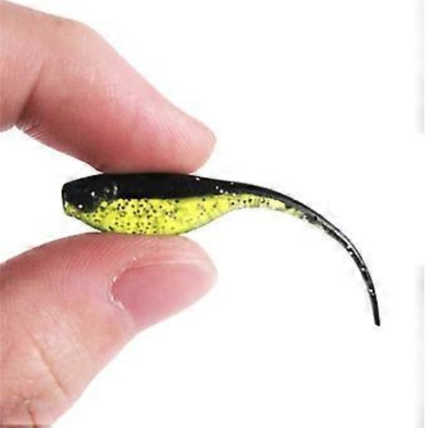 Luya Falsk Agngrossist Haletudseform Tofarget Nålhale 5cm/0.7g 1stk Fluorescerende