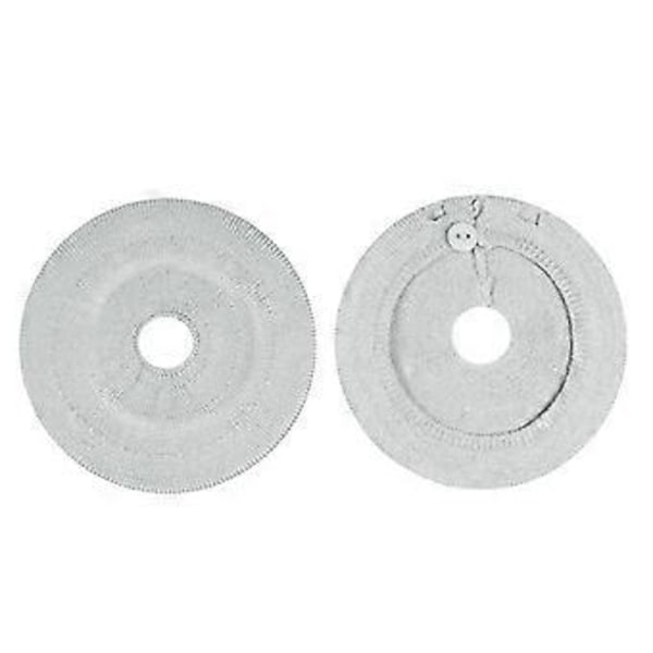 Skyddande hörlursöverdrag för stora headset, bekväma och tvättbara, passar enheter, flexibelt tygöverdrag (2 stycken) ljusgrå light grey
