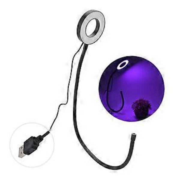 LED Växtlampa Fullspektrum Justerbar USB-driven Växtlampa för Inomhusbruk 5V