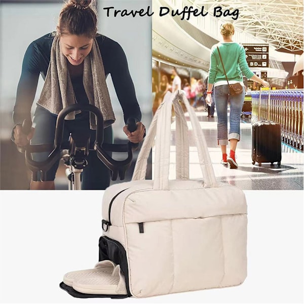 Mi Bai, Tote Bag Tørr Våt Separasjon Håndholdt Reiseveske Stor Kapasitet