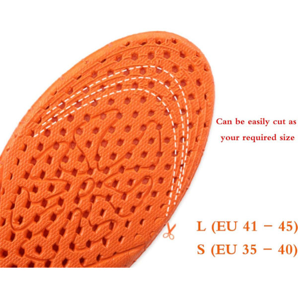 Full Length Insoles for Men Women,Insole 2.5cm Invisible Height R