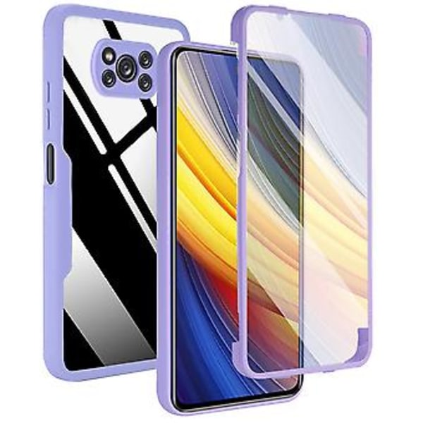 Akryl + TPU-skal för Xiaomi Poco X3 NFC / X3 Purple