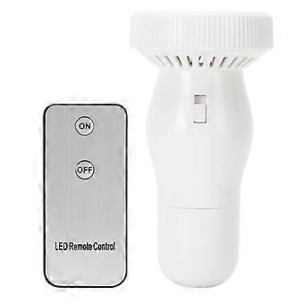 LED Energisparlampa Fjärrkontroll Ficklampa Uppladdningsbar Anjonreningslampa 100-240V