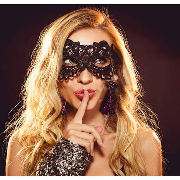 Lady of Luck Venetiansk Maske for Menn Blonde Maske Venetiansk Mascara Pr