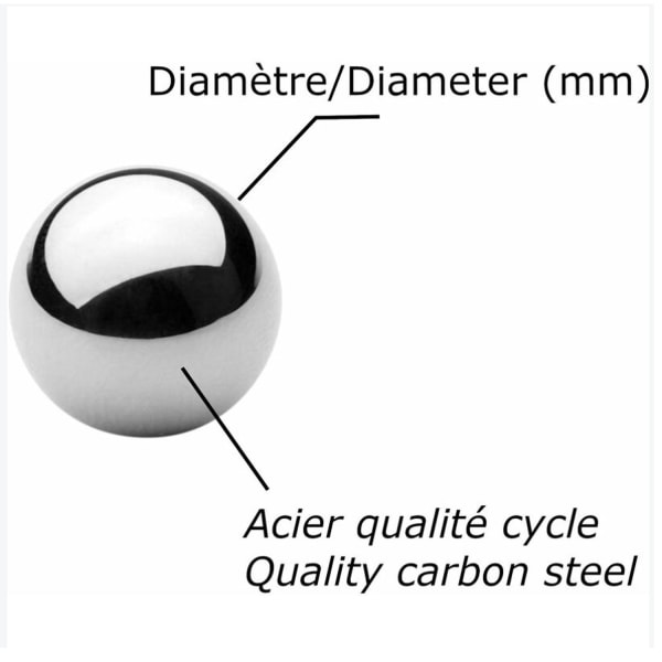 30x stålkulor 5/16 (7,93 mm) hög precision universellt lager b