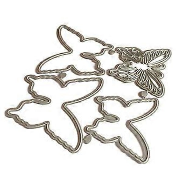 Sommerfuglformet metalskærende udstansningsforme Prægepapir Kort Håndværk Tag Design Scrapbooking til DIY Håndarbejde