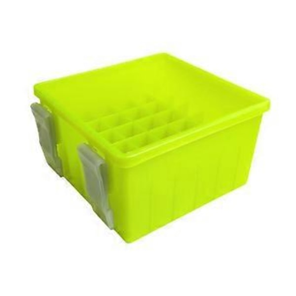 Oppbevaringsboks for fiskesluker Fiskeskrinetui 36 rom Praktisk med dreneringshull Kunstige sluker Etui for ferskvann (Gul) Yellow