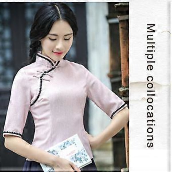10 stk. 10 mm Cheongsam Perlemors DIY Syknapper til Tangdragt Hanfu Resin Be 01 (beige) 01 (beige)