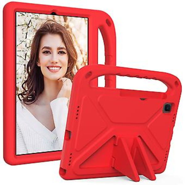 Kontrastfärgat skal för Samsung Galaxy Tab A7 Röd Navy