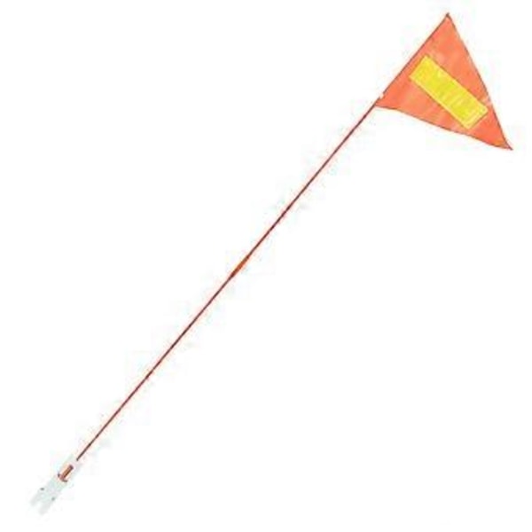1 Sæt Cykelsikkerhedsflag Høj Synlighed Cykelsikkerhedsflag med Stang til Cykling