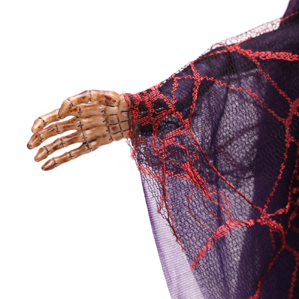 Violetti riippuva haamu Halloween-koriste - Riippuva ruohonleikkuri - Hallo