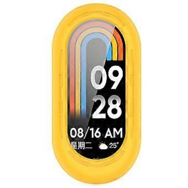 Mjukt Silikonskydd Flexibelt Silikonskal Förbättrar Skyddet Silikonskyddsfodral för Band 9 9NFC officiell vit official white