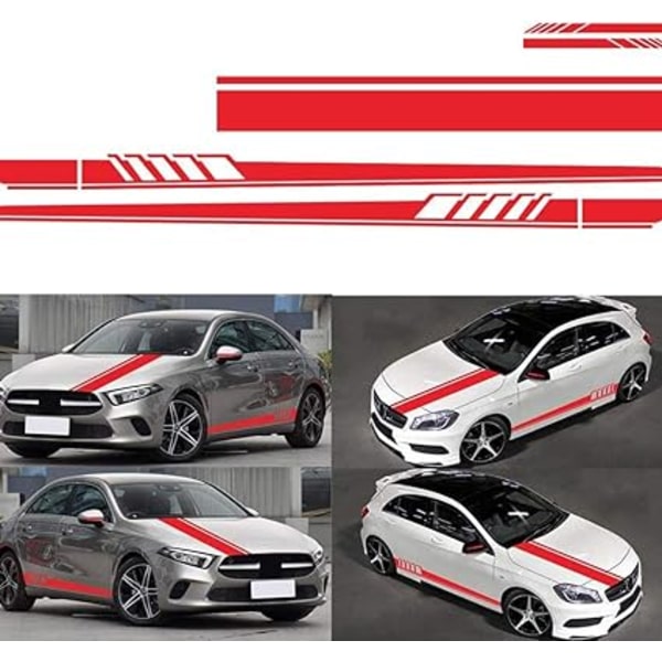 5 kpl Auton Tarra, Vinyyli Runko Huppu Tarra Autokilpailu Raita Stic