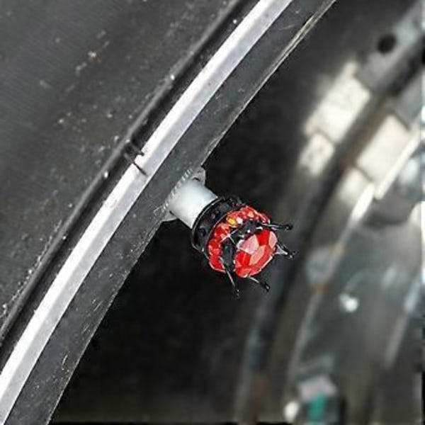 4 Stycken Krona Däckventilhylsor Bling Handgjorda Kristallstrass, Universal Krom, Attraktiva Tillbehör för Bil