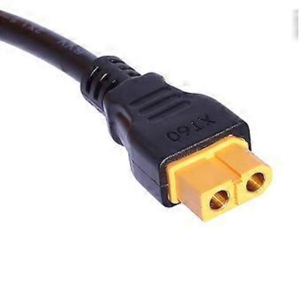Universal XT60 Hun til DC5.5x2.1mm Strømkabel 30cm Fleksibel Ladeledning til Solcellepanel og FPV Skærme 5.5x2.1mm female