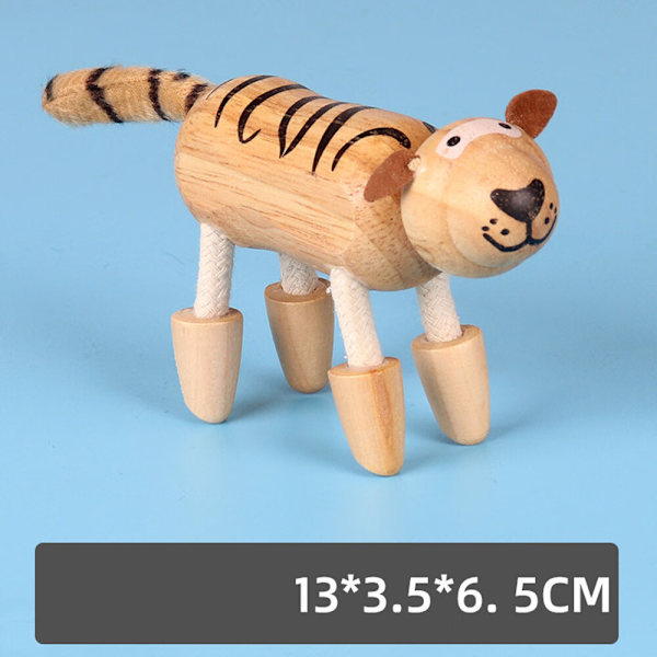 1 stk (Tiger) Treleke Dyreleke - Treleke Dyrefigurer
