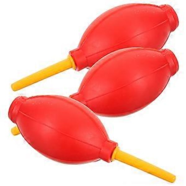 3 stk. Luftblåser Latex Ballong Luftpumpe Støvfjerner Øyevippe Extension Renser