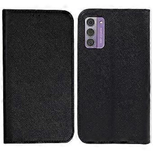 För Nokia G42 Flip Ställ Plånboksfodral Korsstruktur PU Läder Stöttåligt Mobilskal Style E