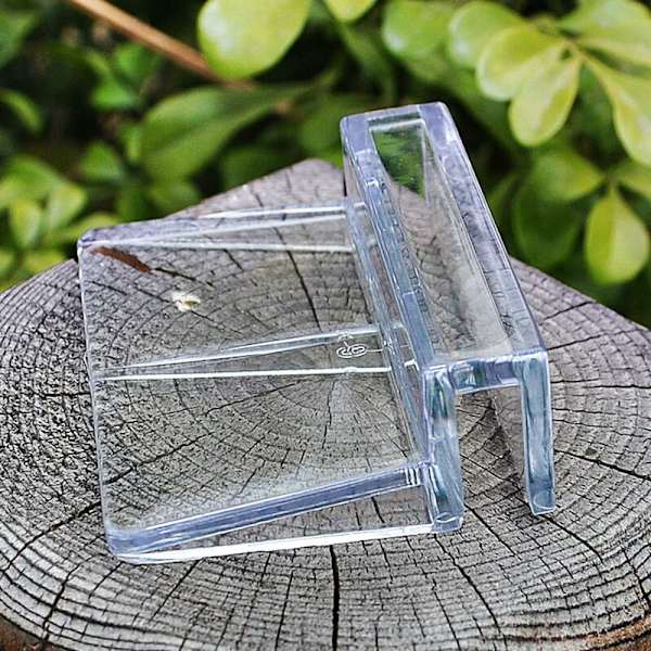 Plastclips för akvarielucka, 10 mm klara glas skyddsklips