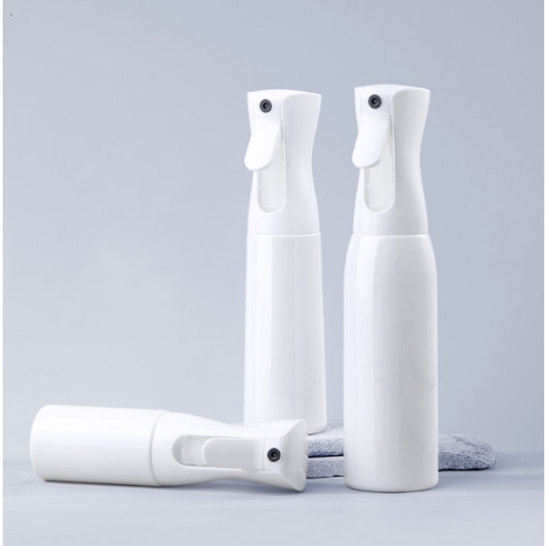 3-pack vita tomma sprayflaskor, plast, högtrycks konstant spray