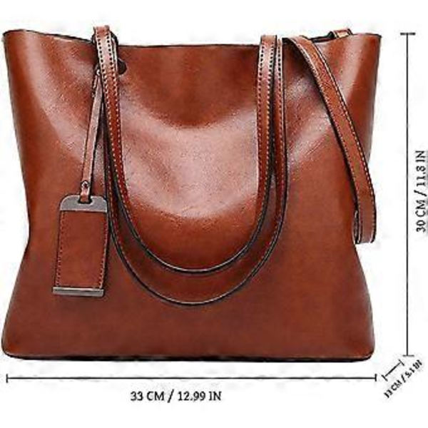 Dame Top Handle Satchel Håndtasker Skuldertaske Messenger Tote Taske Pung