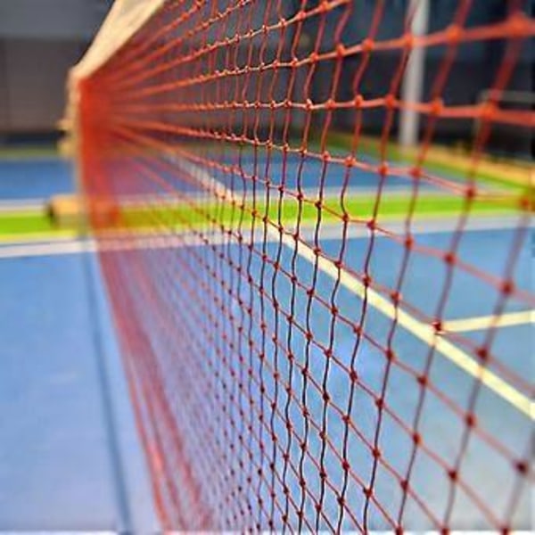 Rødt nylon badmintonnet uden forstærkning, indendørs/udendørs