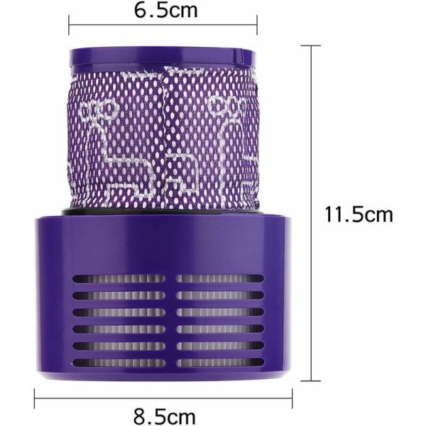 Erstatningsfilter for Dyson V10 SV12 Cyclone Series støvsuger