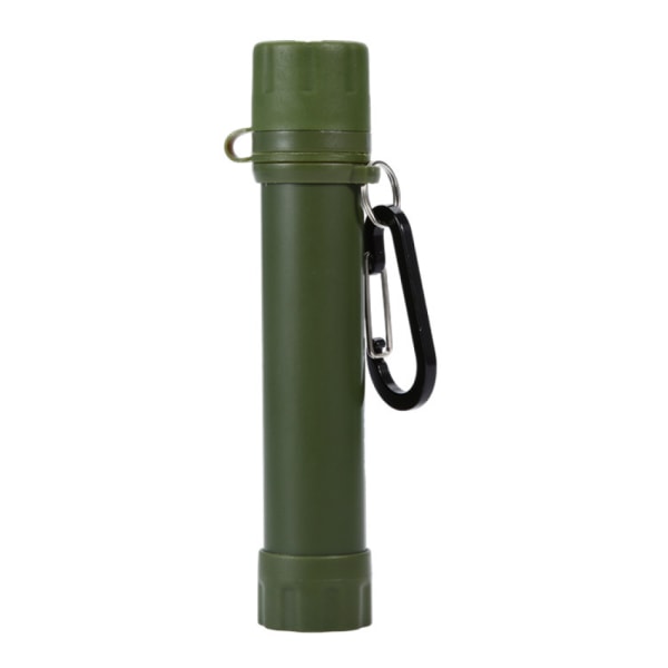 1 Pack Grön Bärbar Vattenrenare Utomhus Överlevnadsfilter Camping