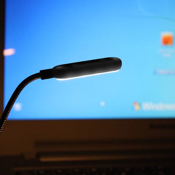 2 stk USB Leselys Mini USB LED Lampe for Laptop, Tastatur, P
