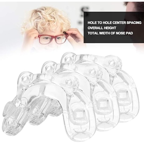 3PCS barn glasögon U-formad integrerad näsplatta, ögonmask n