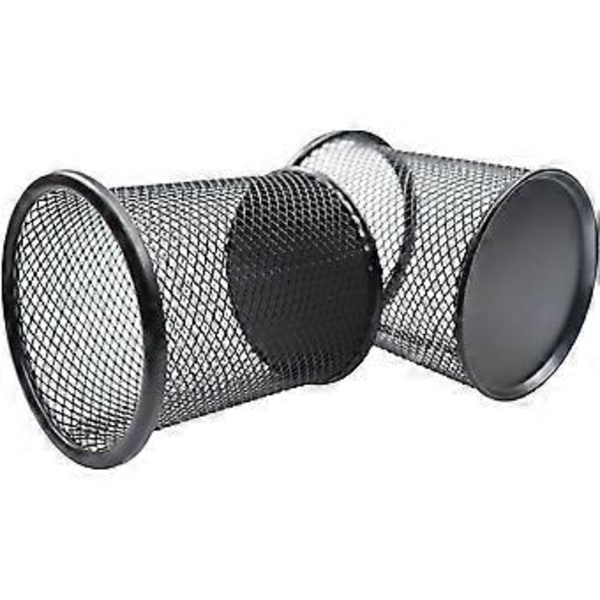 Snow Cooler Pennhållare Mesh Pennhållare Metall Pennhållare för Skrivbord Kontor Pennorganisatör Svart, 4-pack