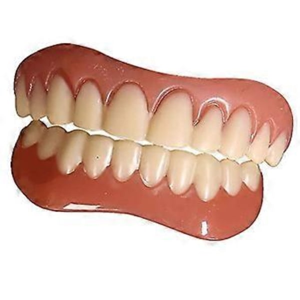 PIAO Kunstige Tenner Proteser Midlertidig Rask Tannprotese Topp Perfekt Smil Fasader, Reparer Tannen Raskt, Få Deg til å Smile Selvsikkert