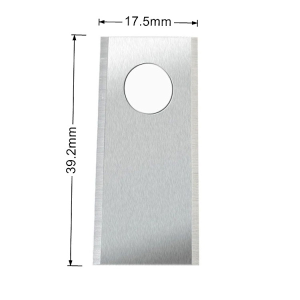 （39,2 x 17,5 mm, silver), 30 kvalitetsersättningsblad - Klippning