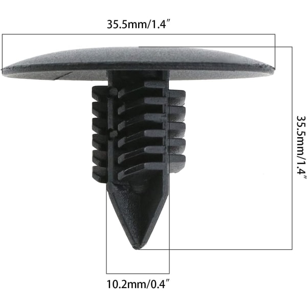 50x Skjermlist, hjulbue trim, fast panel trim, reparasjonsfeste