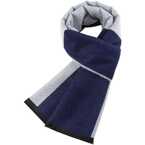Herrar Halsduk Lång Varm Höst och Vinter Mjuk Bekväm Tartan S