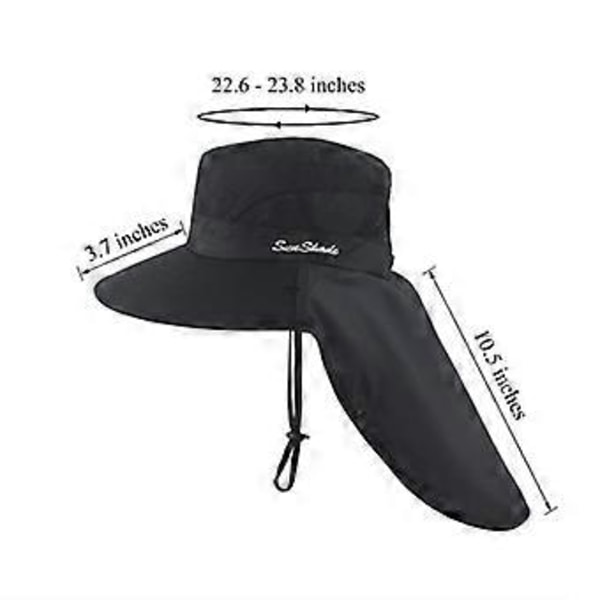 Dam Ponytail Sommar Sol UV-skydd Hatt Hopfällbar Bredbrättad Boonie Hatt red