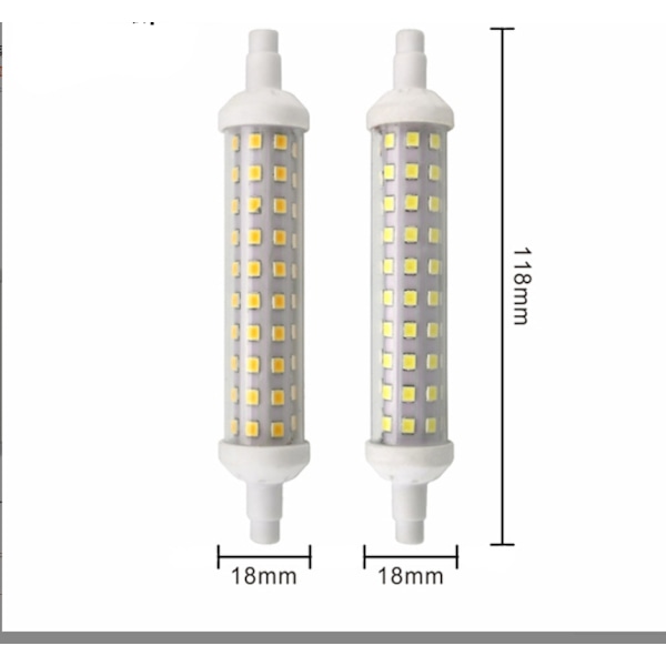 LED Pære, 9W Dobbelt Endet Lineær Lys 220V-240V Naturlig Hvid