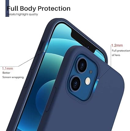 Silikonikotelo iPhone 12 Minille, 5,4 tuumaa