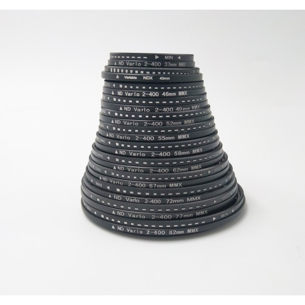 49mm variabelt neutralt densitetsfilter (ND2-ND400) objektiv neutralt De
