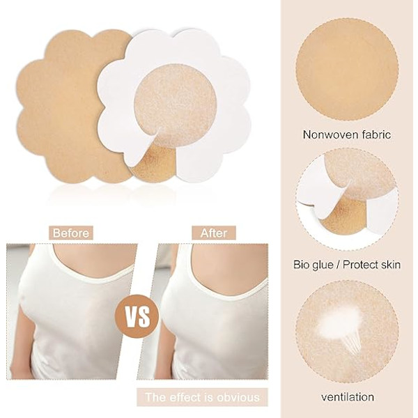 40 st Nipple Covers Självhäftande Osynliga Nipple Bröstskydd