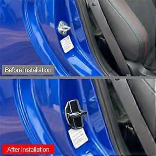 4 Set TRD Dörrstabilisator Dörrlås Skydd Spärrar Skydd för Subaru Alla Serier BRZ XV Forester Le