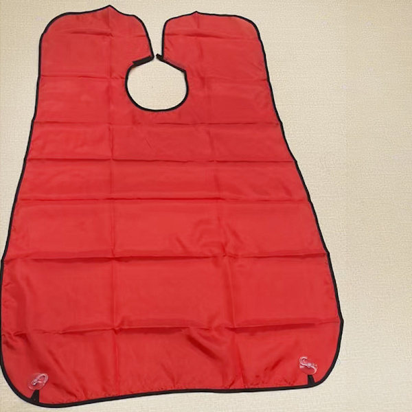 Barber Bib Rakning & Skäggtrimning Styling Bib - Röd