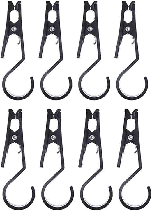 Utomhustältklämma krok, lätt krok (8PCS), multifunktionell
