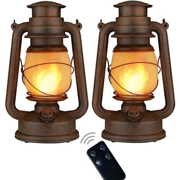 1 st LED-lykta lampa dekorationer hem utomhus lykta, retro design