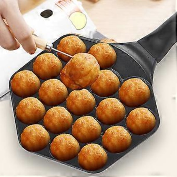 Non-Stick Takoyaki Maker Bakform Plåt Stekpanna Köksredskap Matlagningsverktyg