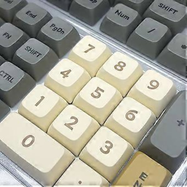 Tilpassbare russiske tastehetter XDA-tastehetter for 61/64/68/75/87/98/104/108 mekaniske tastaturer Enkel installasjon av tastehetter boxed