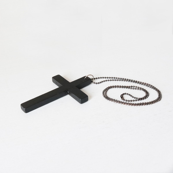 Medeltida kåpa hatt kors halsband Wicca Pagan huva cosplay accesso