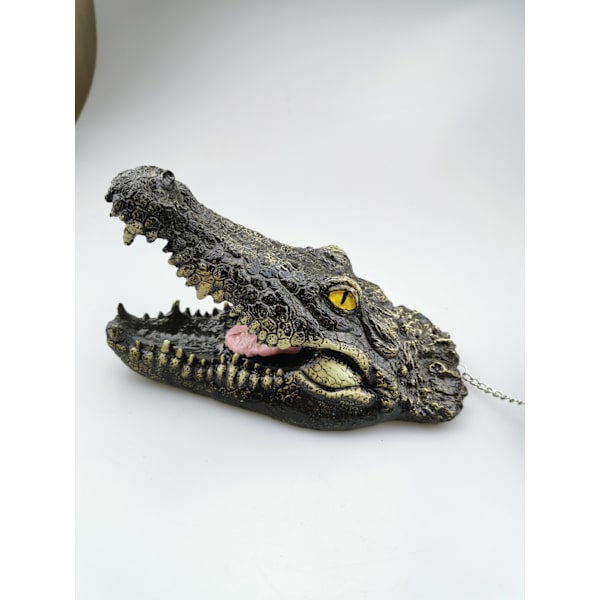 Tredelt ornament krokodille simuleret dyreverden model,Ga